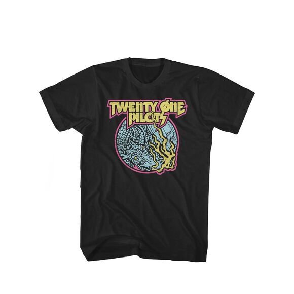 Twenty One Pilots 1 Flame Dragon T-Shirt - Picture 1 of 2
